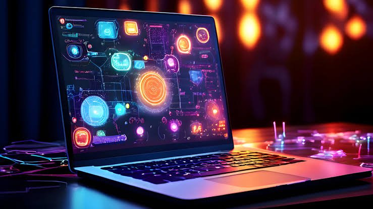 laptop and computer